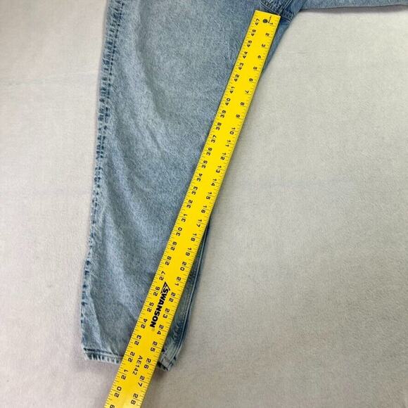 American Eagle Jeans Women's Size 14 Regular Curvy Mom Medium Wash Organic - Picture 3 of 10